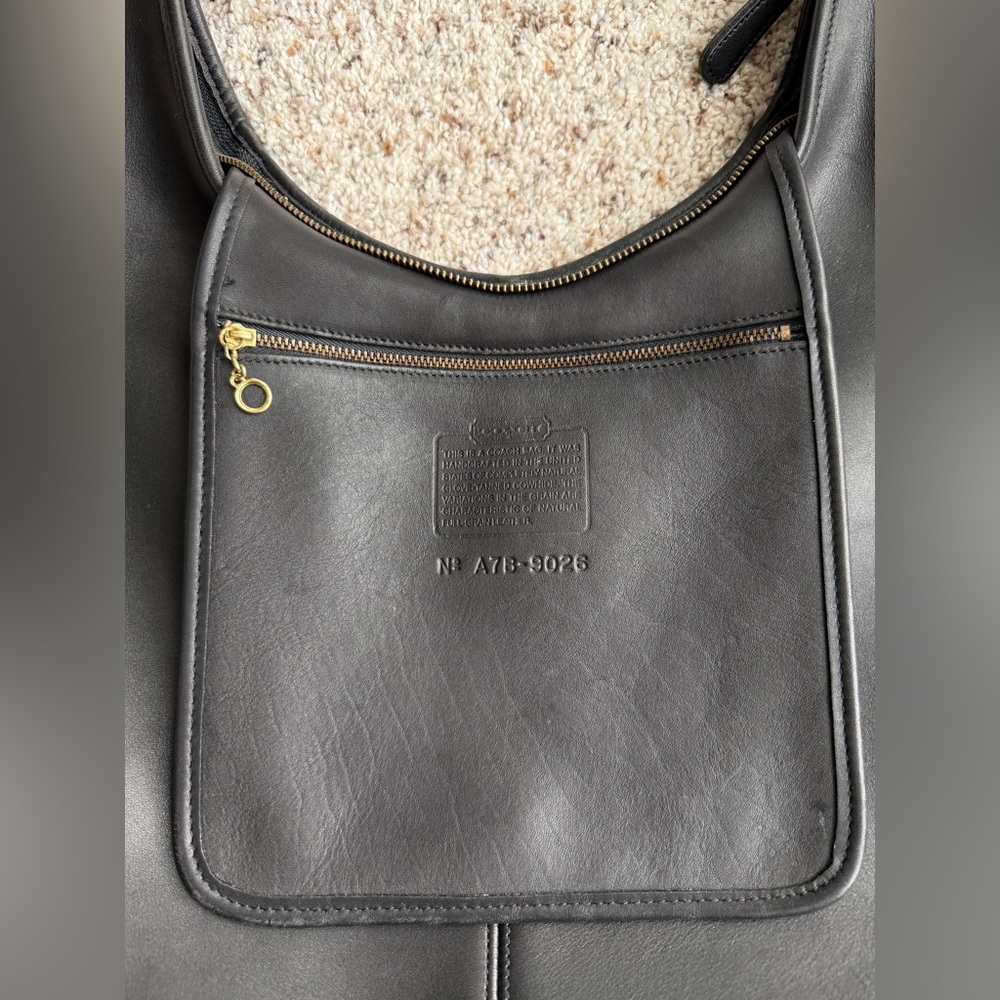 Vintage Coach Ergo Hobo 9026 XL Black - Picture 7 of 7